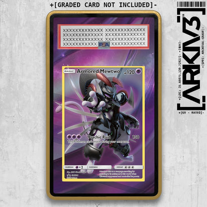 [UNIT: SM228] // Armored Mewtwo Extended Art Display Case - Graded