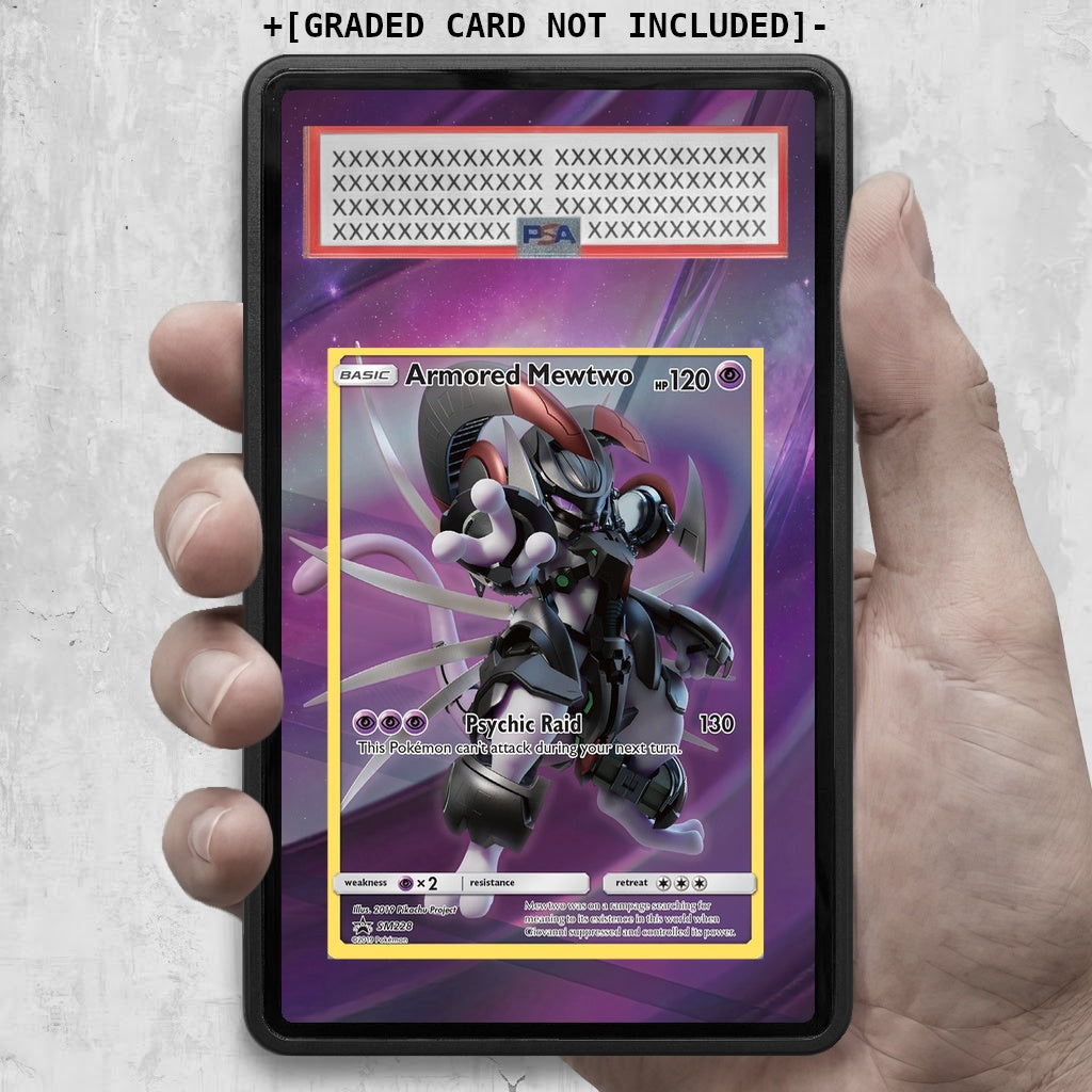 [UNIT: SM228] // Armored Mewtwo Extended Art Display Case - Graded