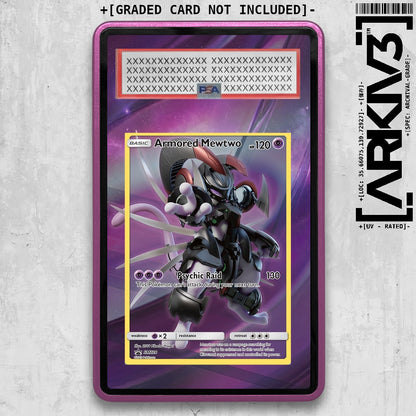 [UNIT: SM228] // Armored Mewtwo Extended Art Display Case - Graded