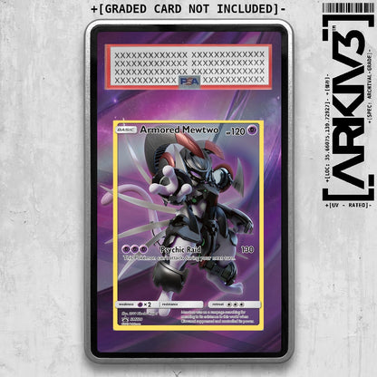 [UNIT: SM228] // Armored Mewtwo Extended Art Display Case - Graded