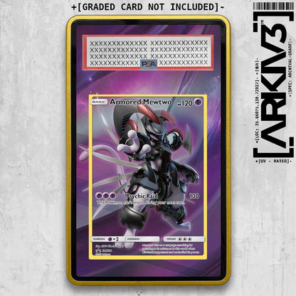 [UNIT: SM228] // Armored Mewtwo Extended Art Display Case - Graded