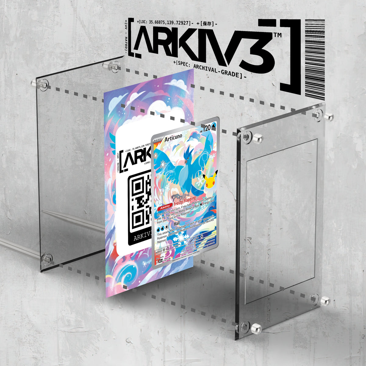 [UNIT: 132/128] // Articuno Extended Art Display Case - Raw
