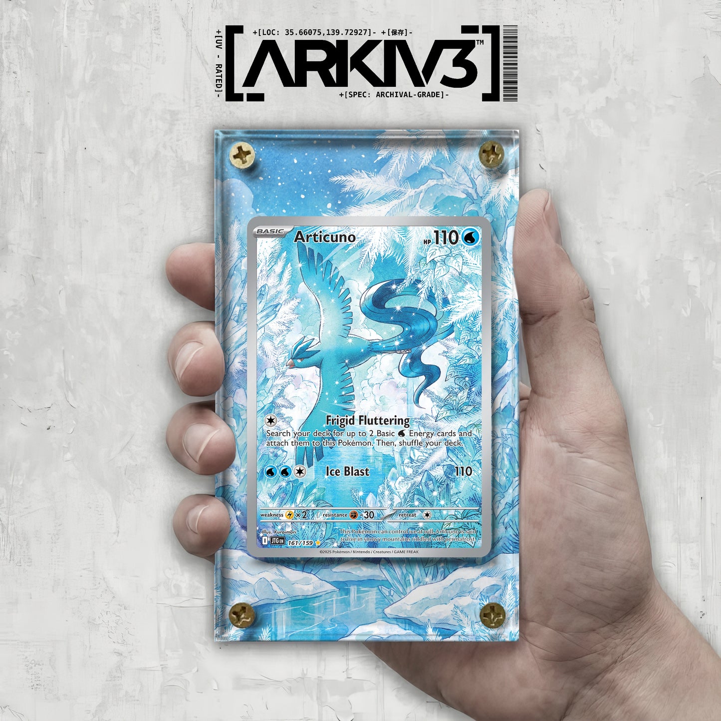 [UNIT: 161/159] // Articuno Extended Art Display Case - Raw