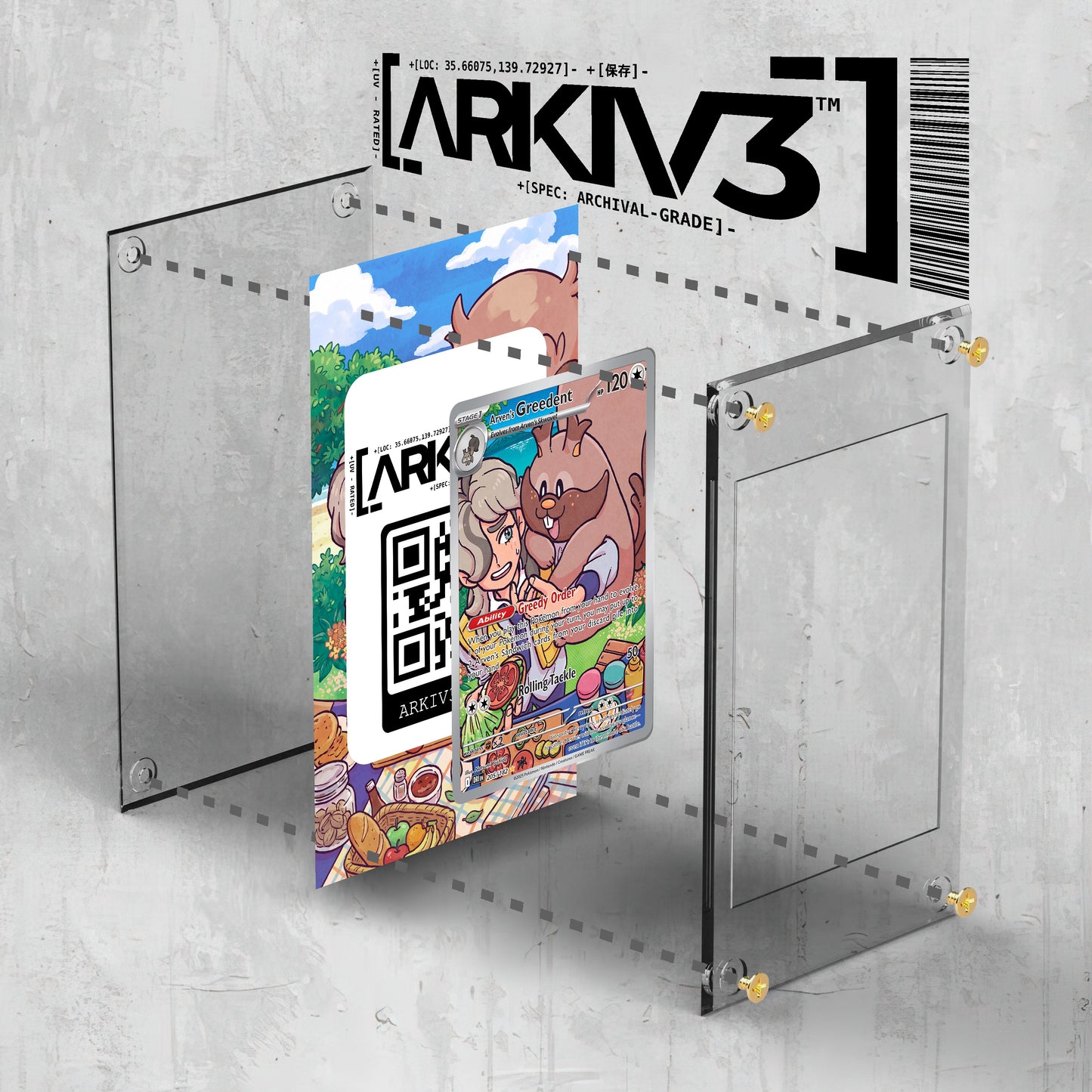 [UNIT: 205/182] // Arven's Greedent Extended Art Display Case - Raw
