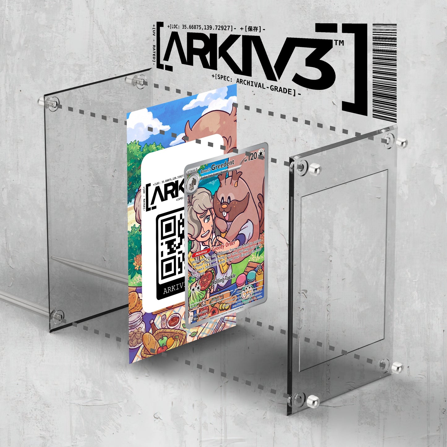 [UNIT: 205/182] // Arven's Greedent Extended Art Display Case - Raw