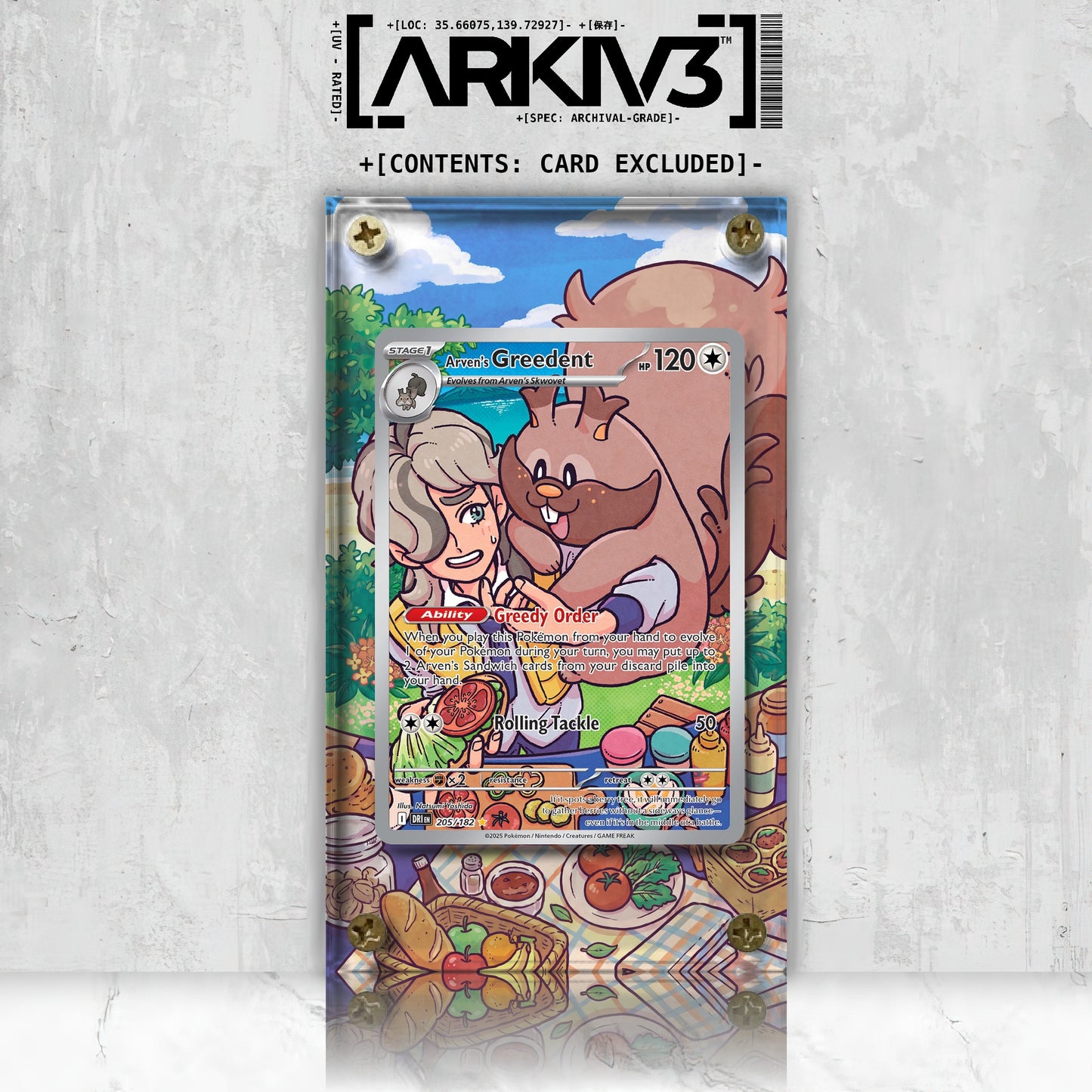 [UNIT: 205/182] // Arven's Greedent Extended Art Display Case - Raw