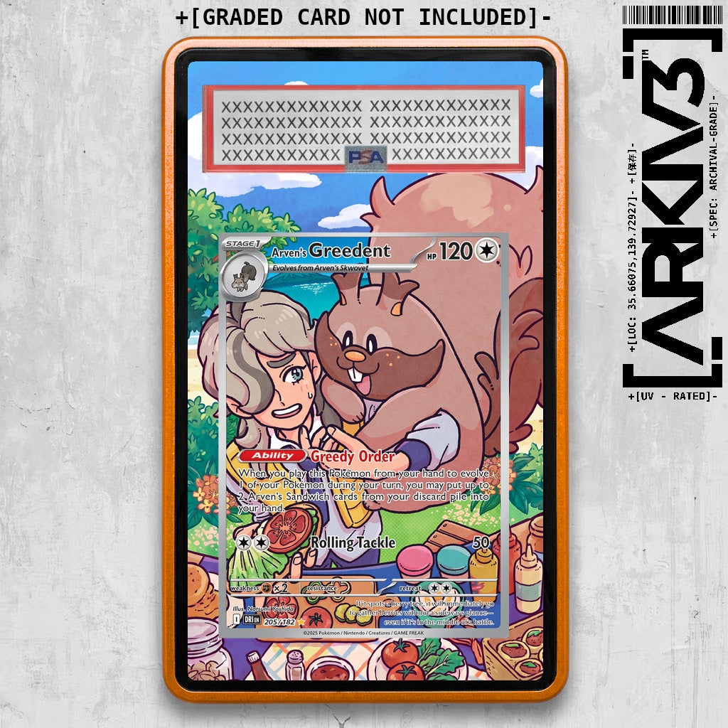 ARKIV3 PSA graded front - Orange