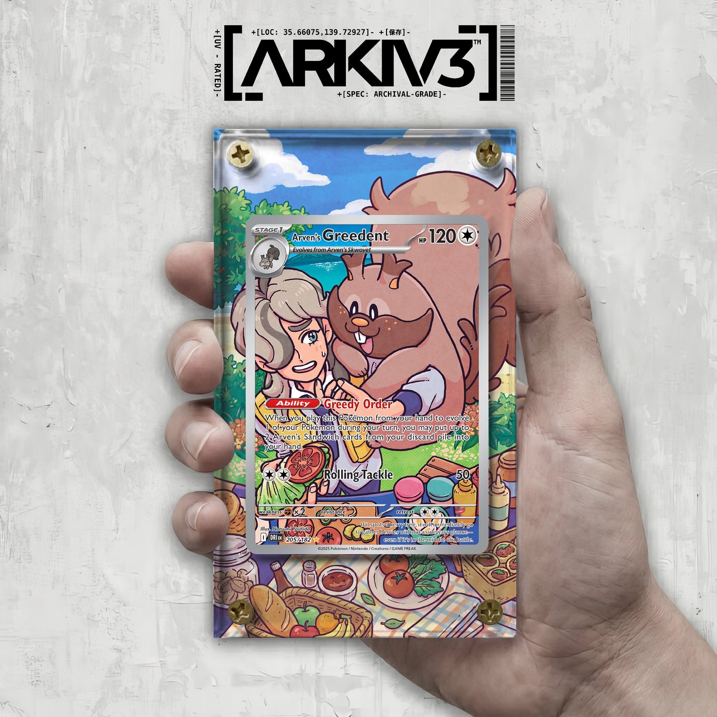 [UNIT: 205/182] // Arven's Greedent Extended Art Display Case - Raw