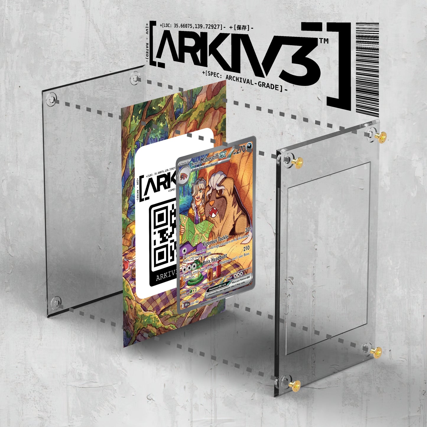 [UNIT: 235/182] // Arven's Mabosstiff ex Extended Art Display Case - Raw