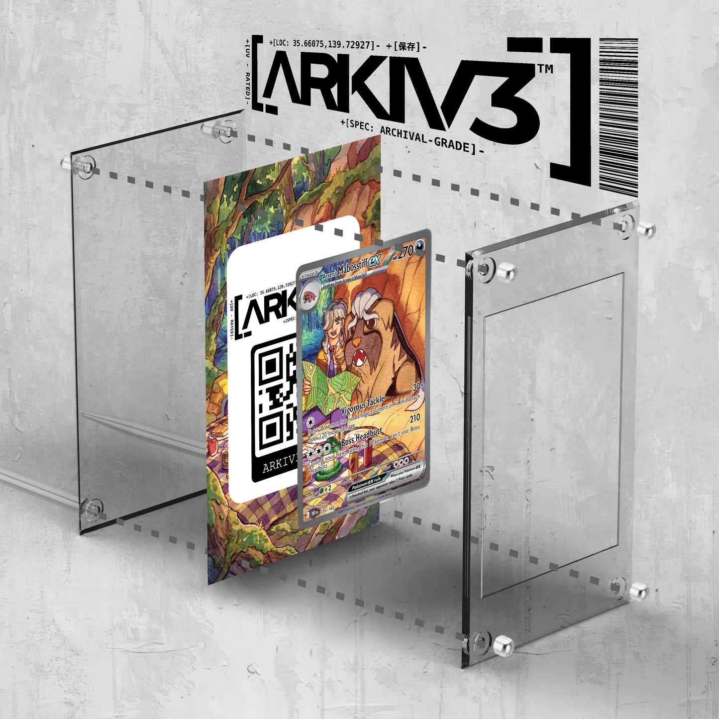 [UNIT: 235/182] // Arven's Mabosstiff ex Extended Art Display Case - Raw
