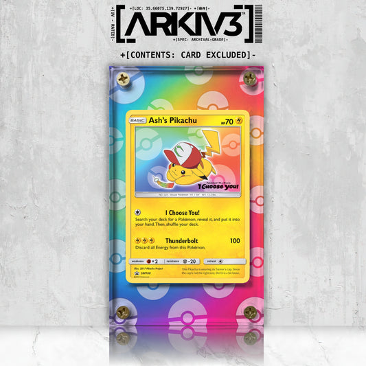 [UNIT: SM108] // Ash's Pikachu Extended Art Display Case - Raw