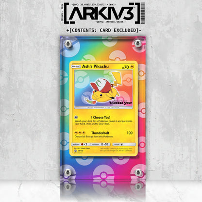 [UNIT: SM108] // Ash's Pikachu Extended Art Display Case - Raw