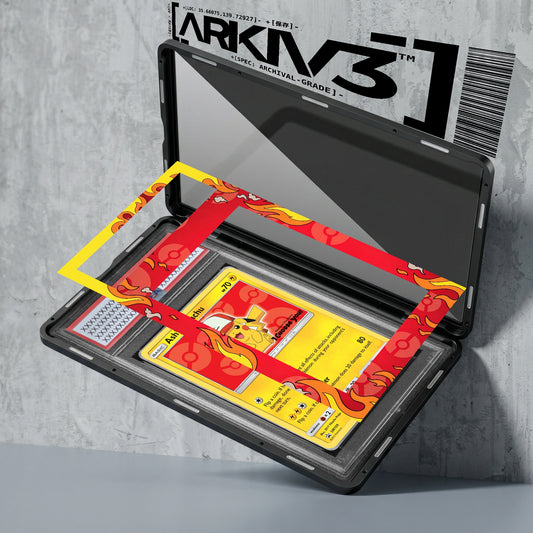 ARKIV3 PSA graded exploded mockup