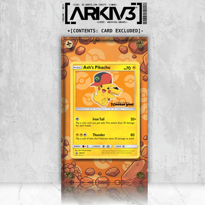 [UNIT: SM110] // Ash's Pikachu Extended Art Display Case - Raw