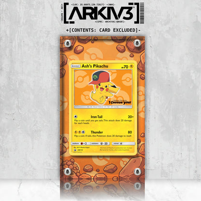 [UNIT: SM110] // Ash's Pikachu Extended Art Display Case - Raw