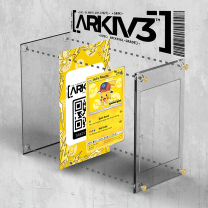[UNIT: SM111] // Ash's Pikachu Extended Art Display Case - Raw