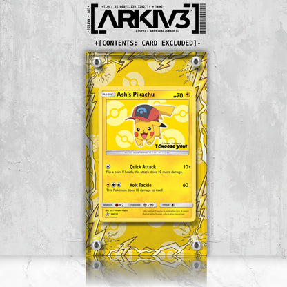 [UNIT: SM111] // Ash's Pikachu Extended Art Display Case - Raw