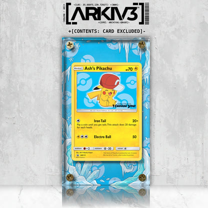 [UNIT: SM113] // Ash's Pikachu Extended Art Display Case - Raw