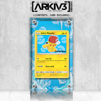 [UNIT: SM113] // Ash's Pikachu Extended Art Display Case - Raw