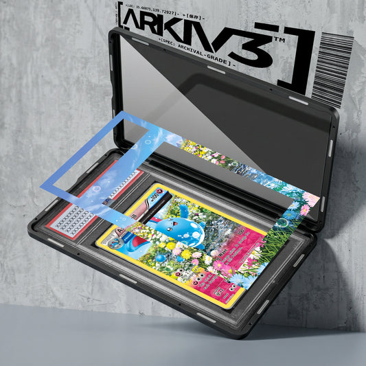 ARKIV3 PSA graded exploded mockup