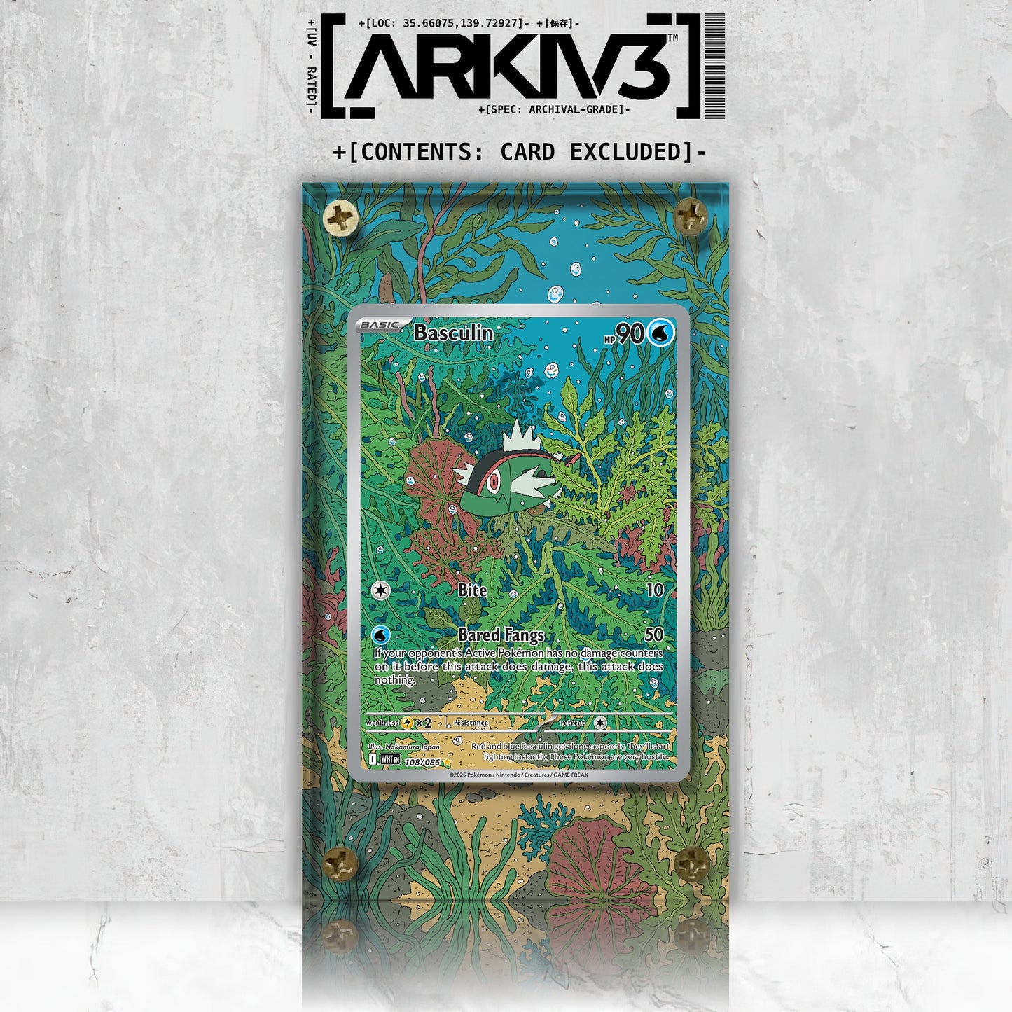 [UNIT: 108/86] // Basculin Extended Art Display Case - Raw