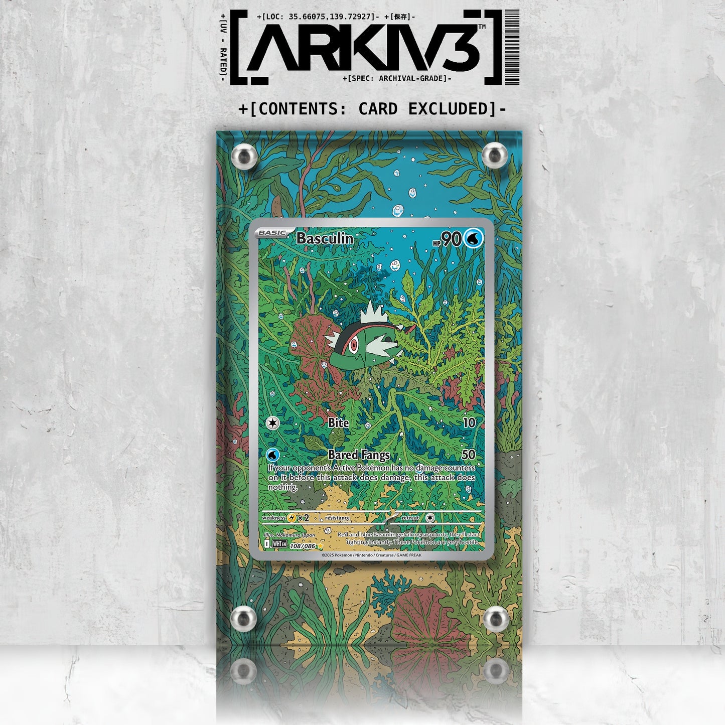 [UNIT: 108/86] // Basculin Extended Art Display Case - Raw