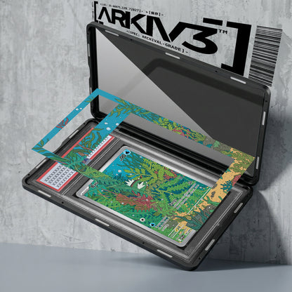 ARKIV3 PSA graded exploded mockup