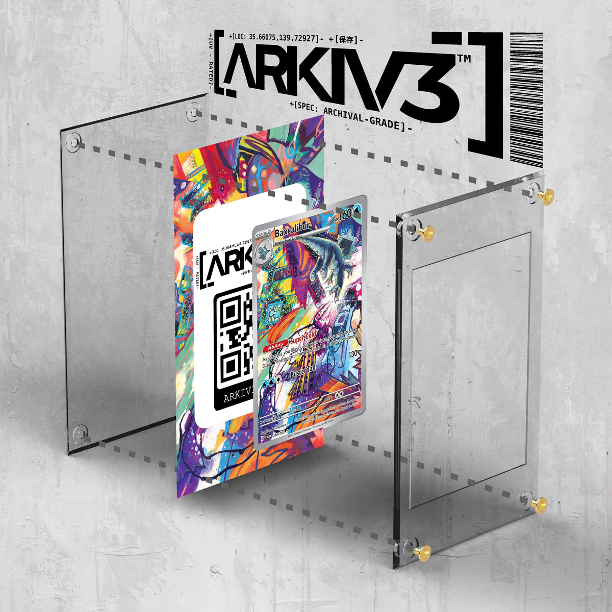 [UNIT: 210/193] // Baxcalibur Extended Art Display Case - Raw