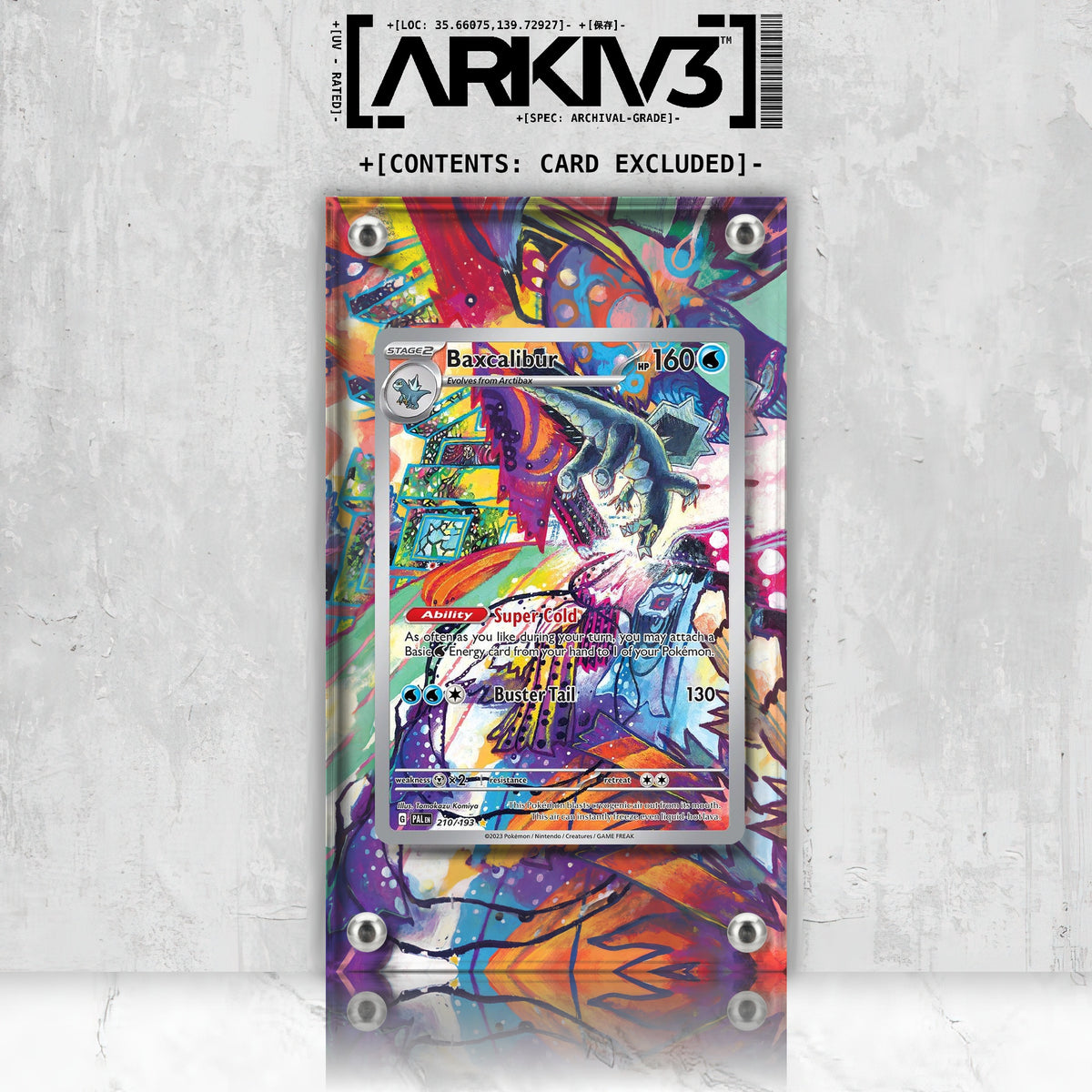 [UNIT: 210/193] // Baxcalibur Extended Art Display Case - Raw