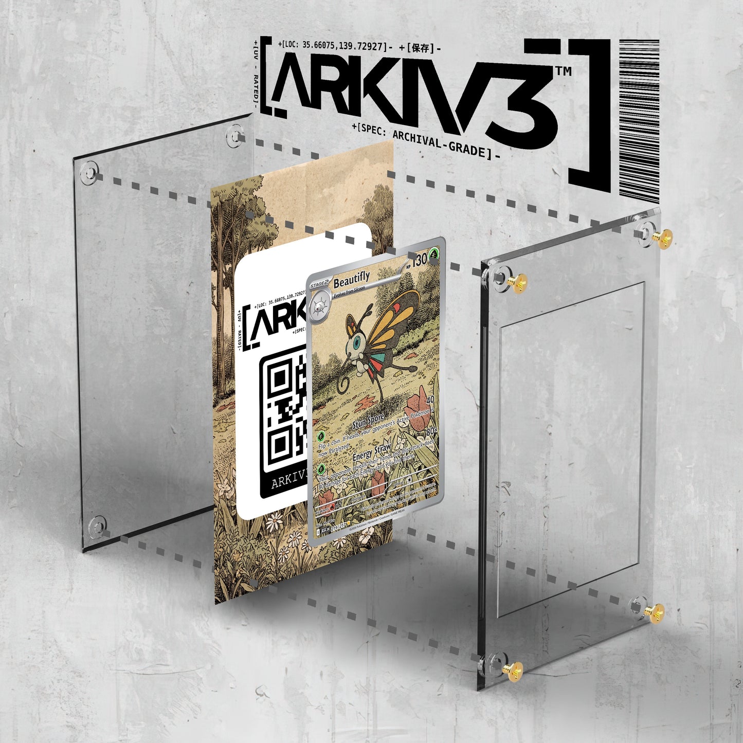 [UNIT: 219/217] // Beautifly Extended Art Display Case - Raw