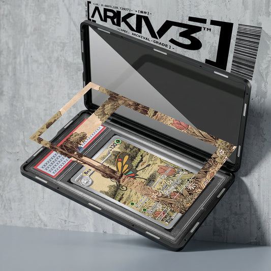 ARKIV3 PSA graded exploded mockup