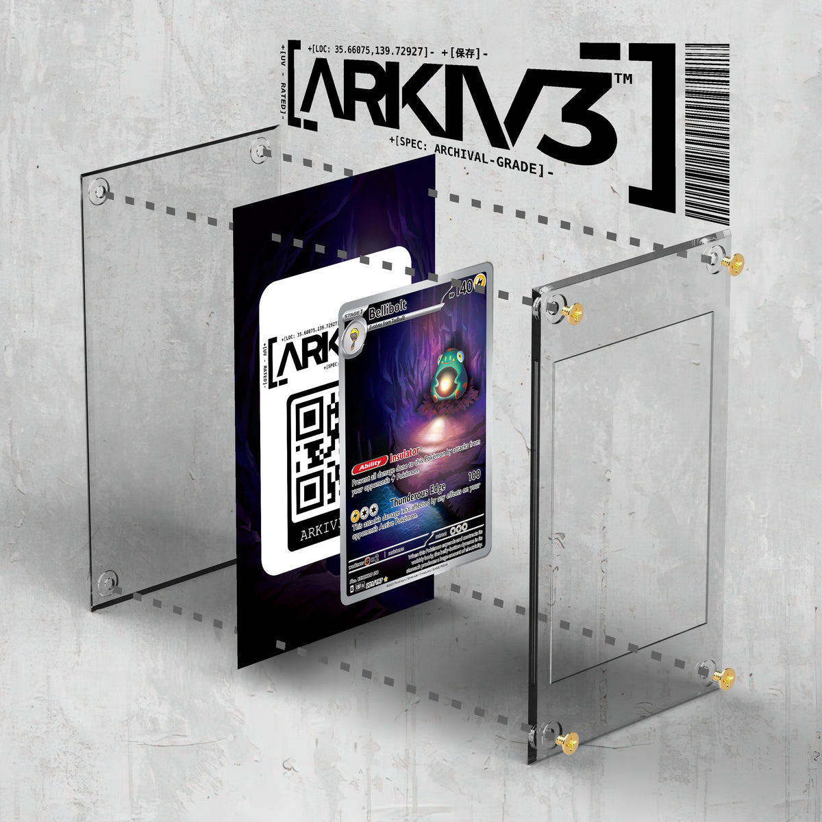 [UNIT: 201/197] // Bellibolt Extended Art Display Case - Raw