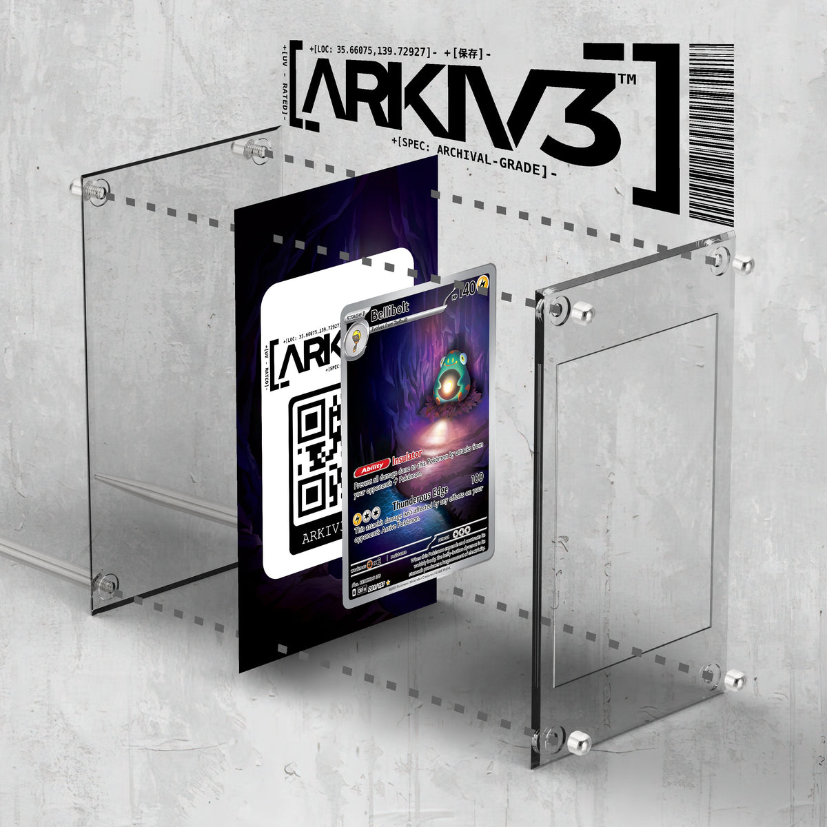 [UNIT: 201/197] // Bellibolt Extended Art Display Case - Raw