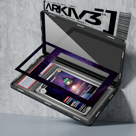 ARKIV3 PSA graded exploded mockup