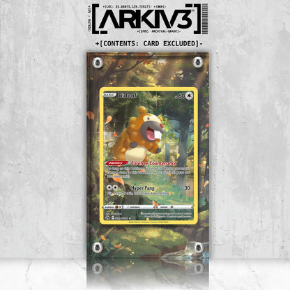 [UNIT: GG29/70] // Bidoof Extended Art Display Case - Raw
