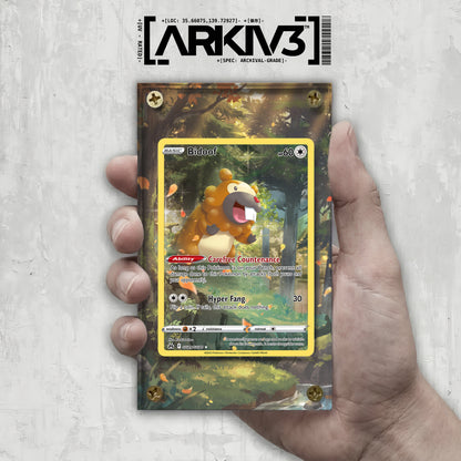 [UNIT: GG29/70] // Bidoof Extended Art Display Case - Raw
