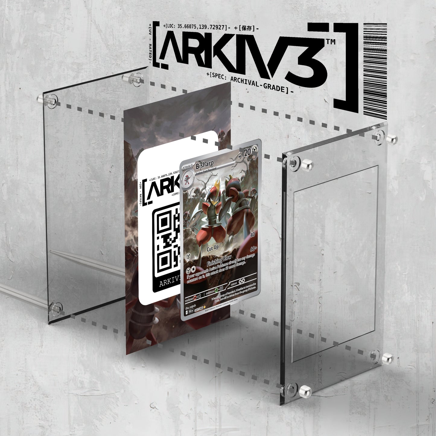 [UNIT: 143/86] // Bisharp Extended Art Display Case - Raw