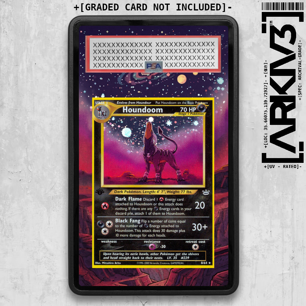 [UNIT: 8/64] // Houndoom Extended Art Display Case - Graded