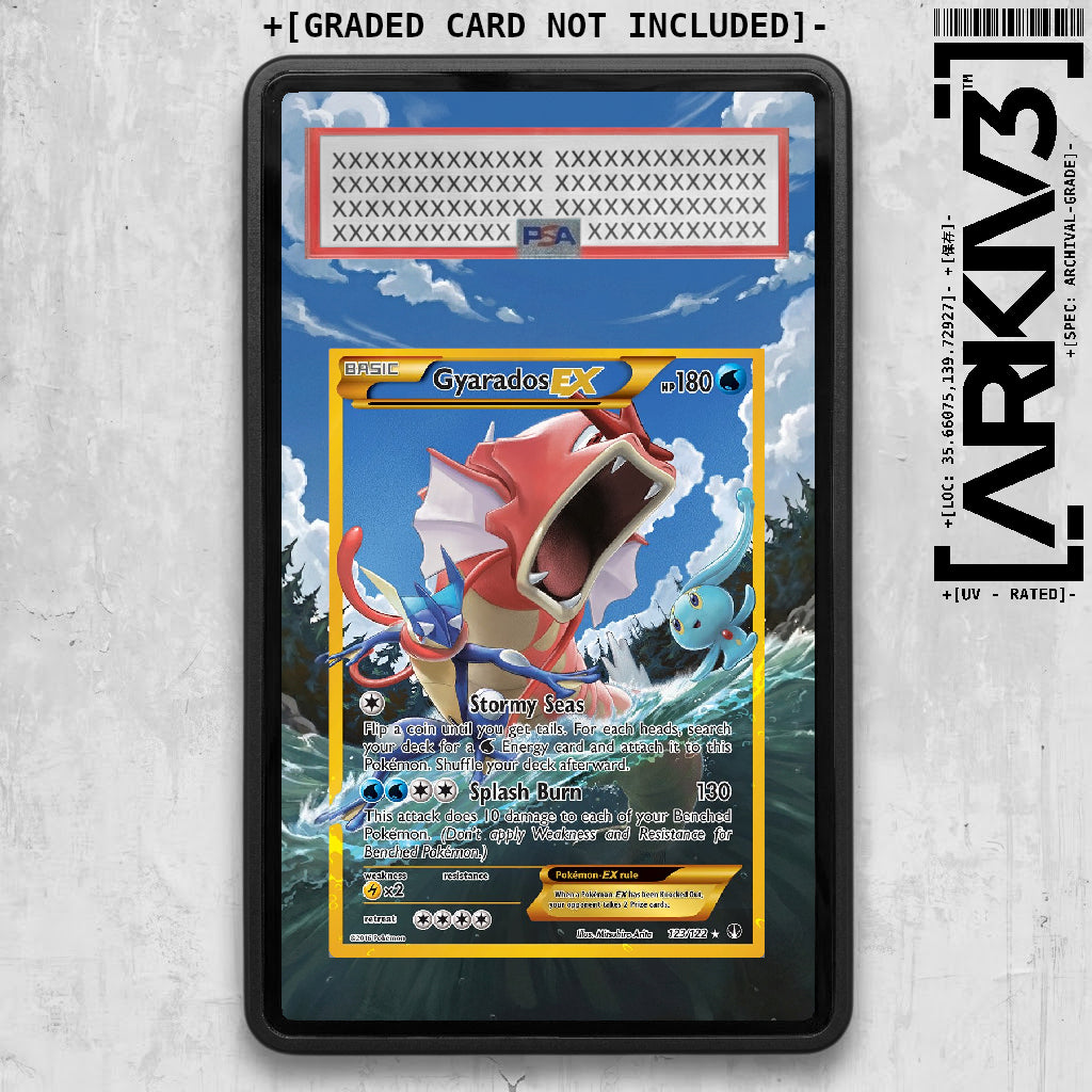 [UNIT: 123/122] // Gyarados EX Extended Art Display Case - Graded