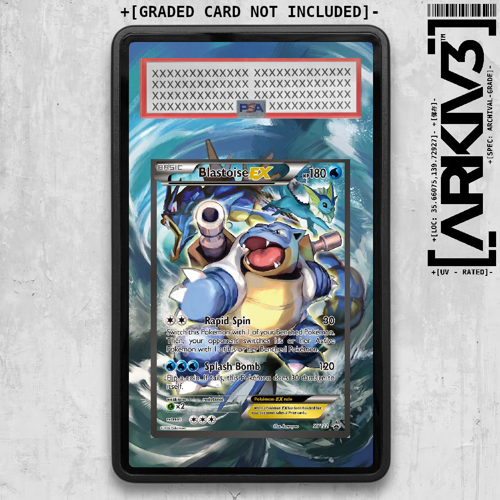 [UNIT: XY122] // Blastoise EX Extended Art Display Case - Graded