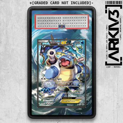 [UNIT: XY122] // Blastoise EX Extended Art Display Case - Graded