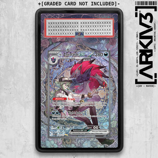 [UNIT: 286/217] // N's Zoroark ex Extended Art Display Case - Graded