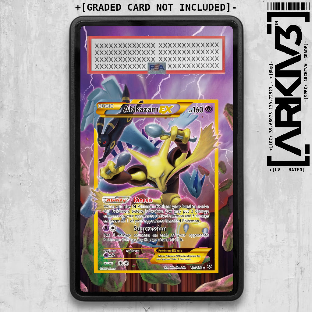 [UNIT: 125/124] // Alakazam EX Extended Art Display Case - Graded