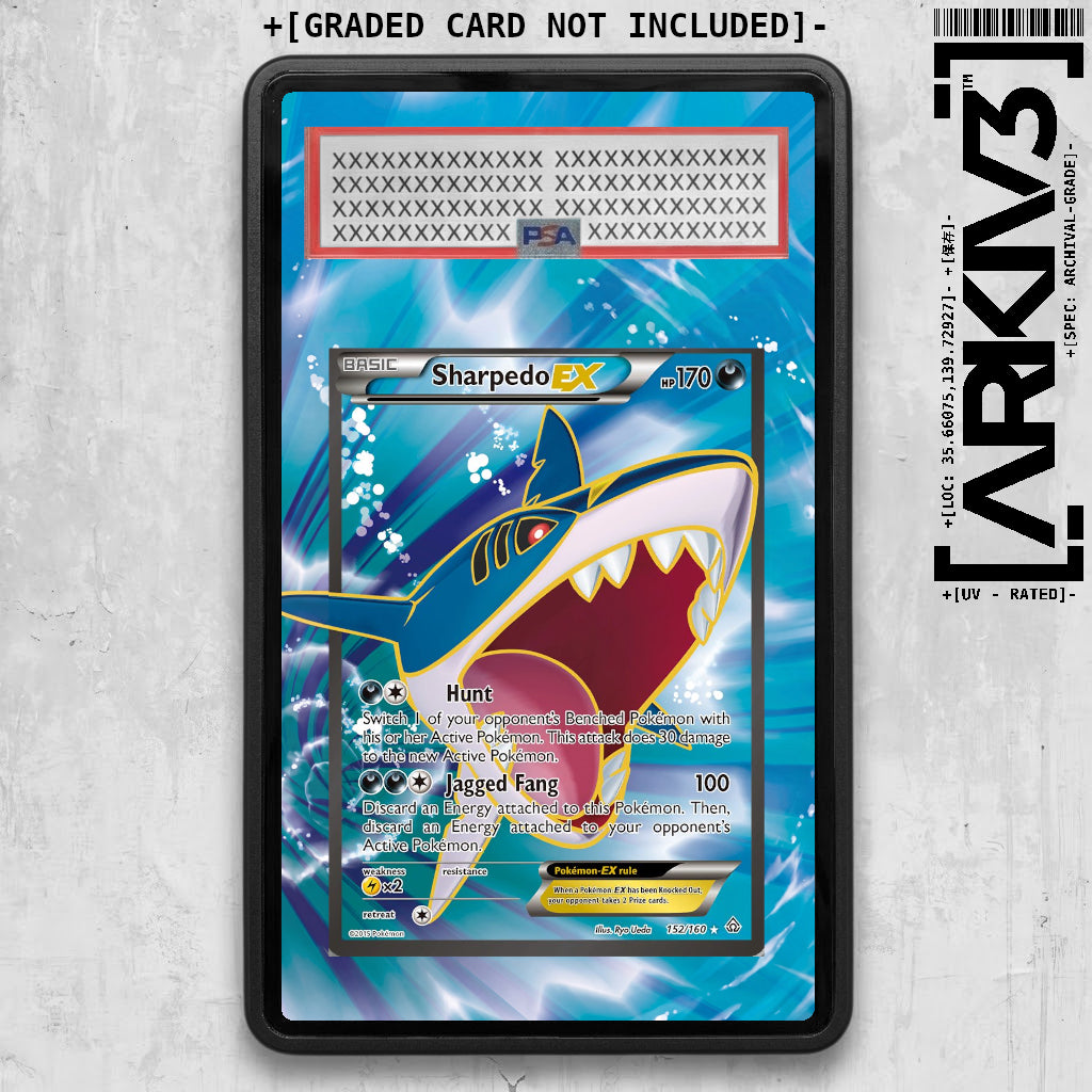 [UNIT: 152/160] // Sharpedo EX Extended Art Display Case - Graded