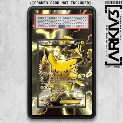 [UNIT: XY124] // Pikachu EX Extended Art Display Case - Graded