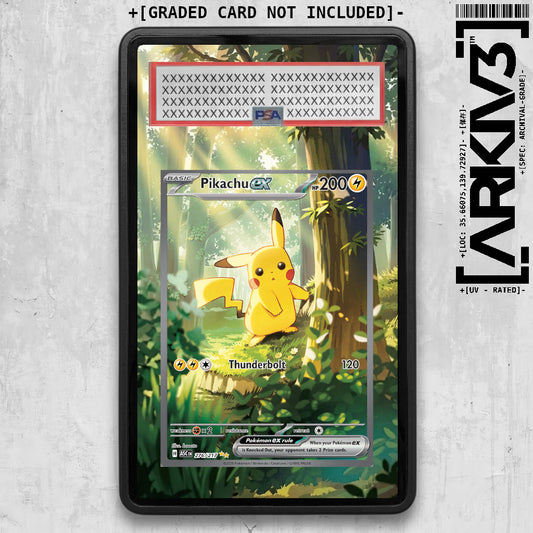 [UNIT: 276/217] // Pikachu ex Extended Art Display Case - Graded