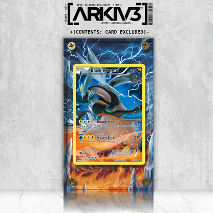[UNIT: XY80/211] // Black Kyurem Extended Art Display Case - Raw