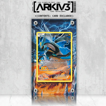 [UNIT: XY80/211] // Black Kyurem Extended Art Display Case - Raw