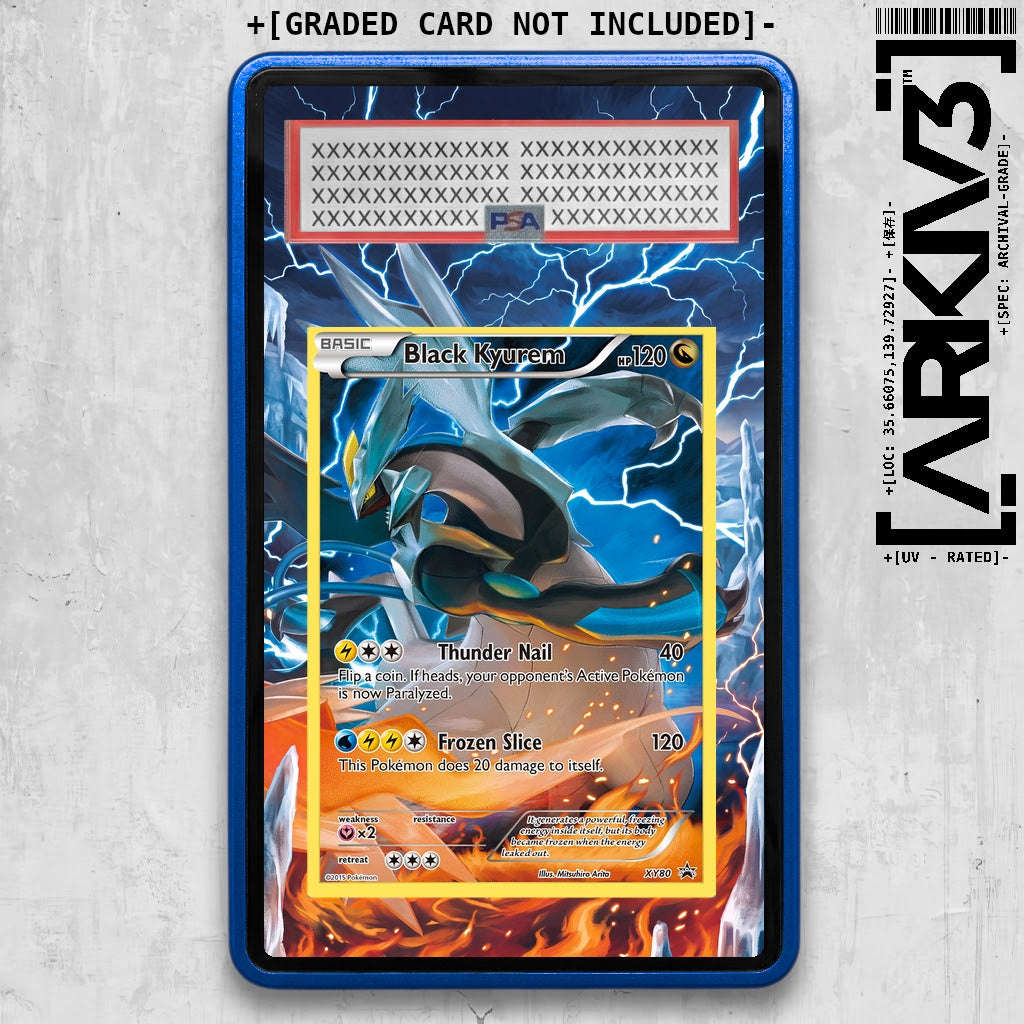 [UNIT: XY80/211] // Black Kyurem Extended Art Display Case - Graded