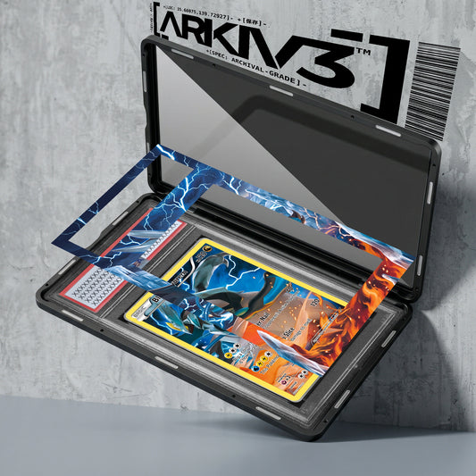 ARKIV3 PSA graded exploded mockup